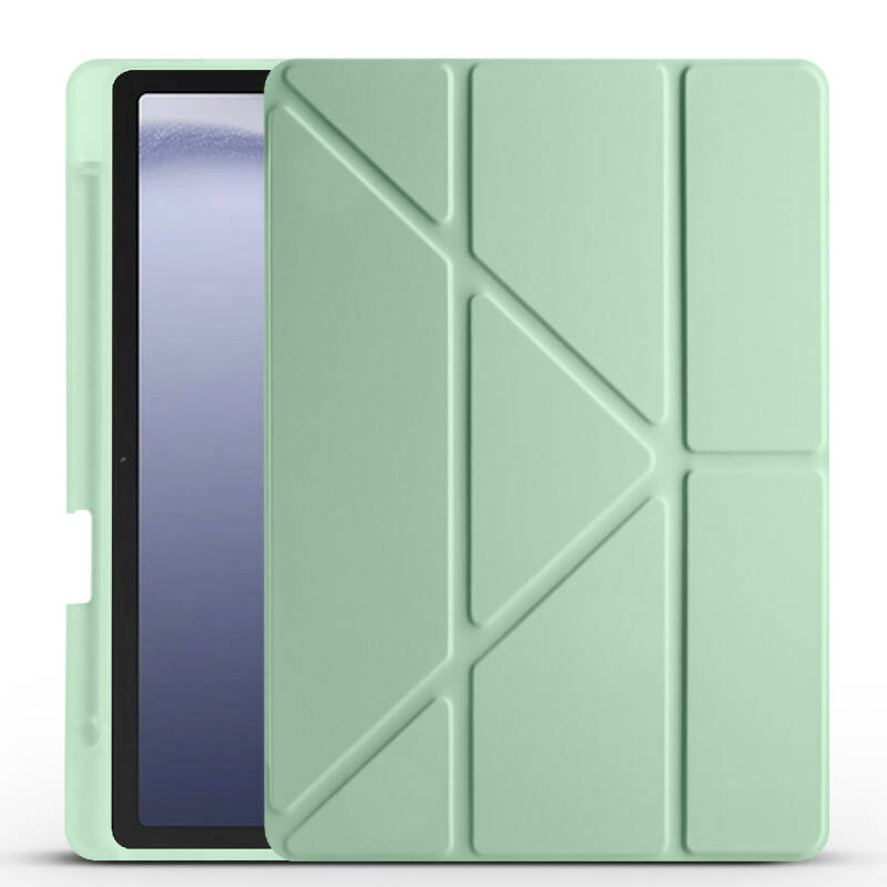 galaxy-tab-a9-case-zore-tri-folding-case-with-pen-holder-and-stand