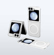 Galaxy Z Flip 6 Kılıf M-safe Şarj Özellikli Şeffaf Youngkit Crystal Shield Serisi Kapak