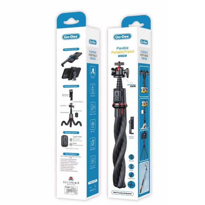 go-des-gd-st86-cok-fonksiyonlu-teleskopik-esneyebilen-uzaktan-kumanda-aparatli-tripod