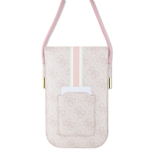 Guess Original Licensed 4G Patterned Shoulder Bag with Magnetic Closure