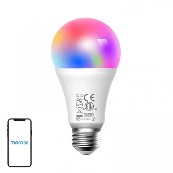 Meross MSL120 9 W-60 W E27 RGB Akıllı LED Ampul