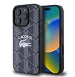 iPhone 16 Pro Max Kılıf Lacoste Orjinal Lisanslı Magsafe Şarj Özellikli Mono Vintage Logo Kılıf