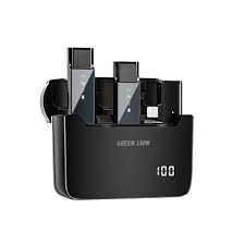 Green Lion 2 in 1 Wireless Microphone with Lightning Connector