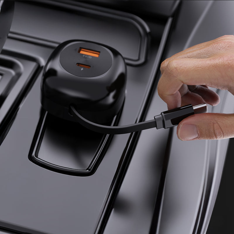 lenyes-ca59-type-c-car-charger-with-type-c-usb-a-port-wired-fast-charging-pd-60w