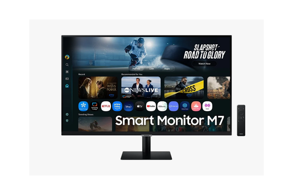 Samsung Smart  Monitör M7+SMART TV Akıllı Monitör 32 inç / 43 inç VA PANEL 4K UHD 60 HZ HDR 10 LS32FM702UUXDU - LS43FM702UUXDU