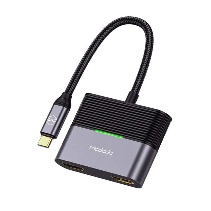MCDODO Type C To 4K Dual HDMI Dual USB Adaptör Dönüştürücü Hub MacBook iPad Pro Samsung Huawei