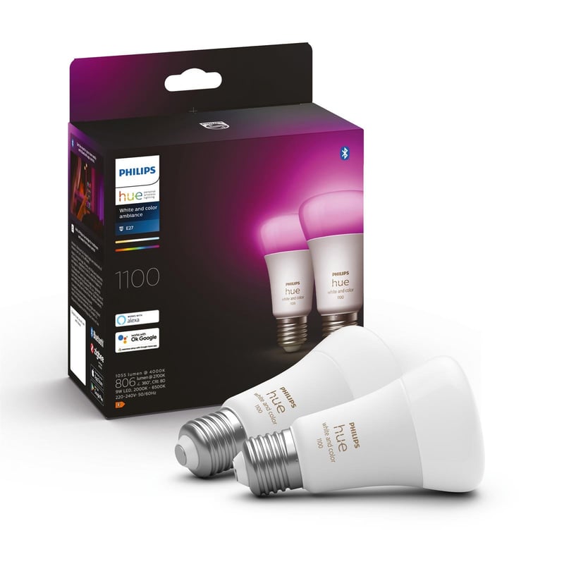 Philips Hue Renkli Akıllı Ampul 2li Ekopaket E27 Bluetooth