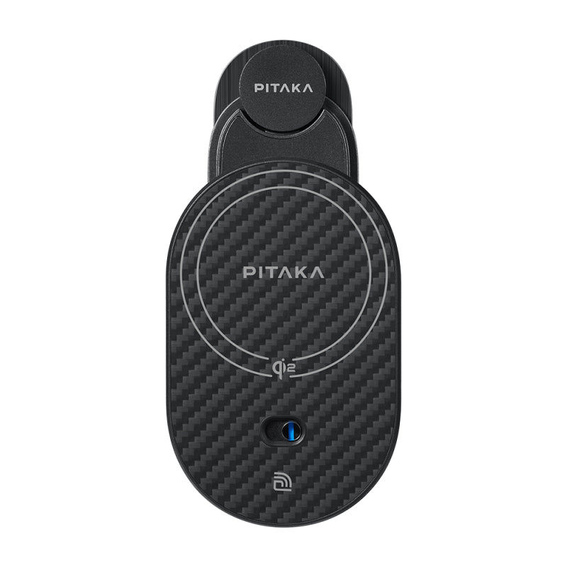 pitaka-magez-pro-2-m-safe-charging-qi2-aramid-fiber-car-phone-holder