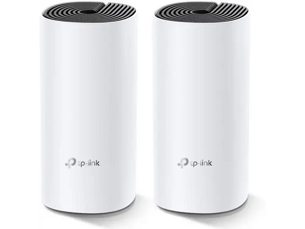 TP-LINK Deco M4 (2-Pack) Router | Wi-Fi 5 Mesh | AC1200 Mbps | Fiber Destekli | Çift Bant | Gigabit Port | 100 Cihaz | 260 m² Kapsama | WPA3 | Mobil Kurulum