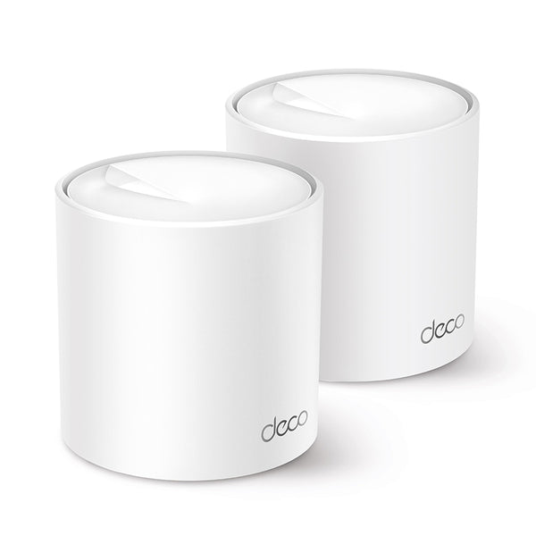 TP-LINK Deco X50 (2-Pack) | Wi-Fi 6 Mesh | AX3000 Mbps | Fiber Destekli | Çift Bant | Gigabit Port | 150 Cihaz | 600 m² Kapsama | WPA3