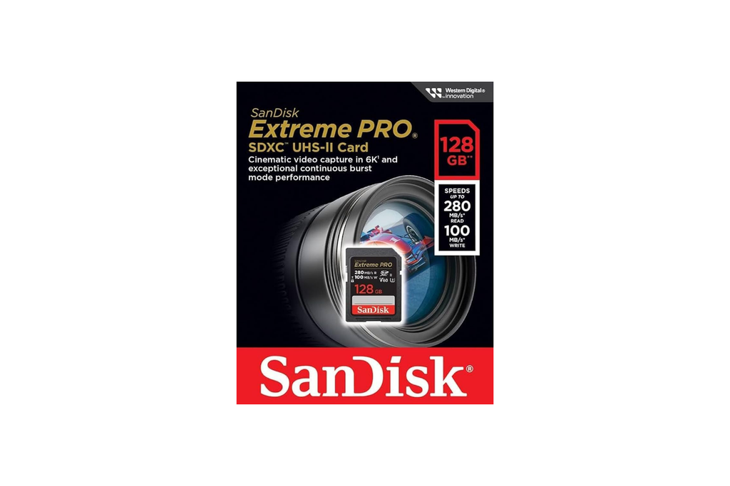 Sandisk Extreme Pro 128GB SDXC UHS-II Hafıza Kartı 280MB/S