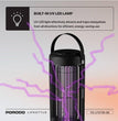 Porodo Taşınabilir UV LED Lambalı Sivrisinek Kovucu, 360 Tuzak ve Gece Lambası, Verimli, Toksik Olmayan, 4 Saat Pil Ömrü, İç ve Dış Mekan Kullanımı için Kompakt ve Taşınabilir