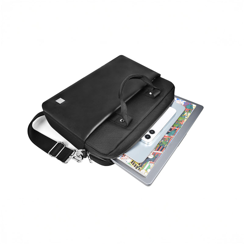 Wiwu Hali Serisi 1680D Su Geçirmez Polyester Kumaş Çapraz Vücut Askılı 14 inç / 15.6 inç Laptop Çantası