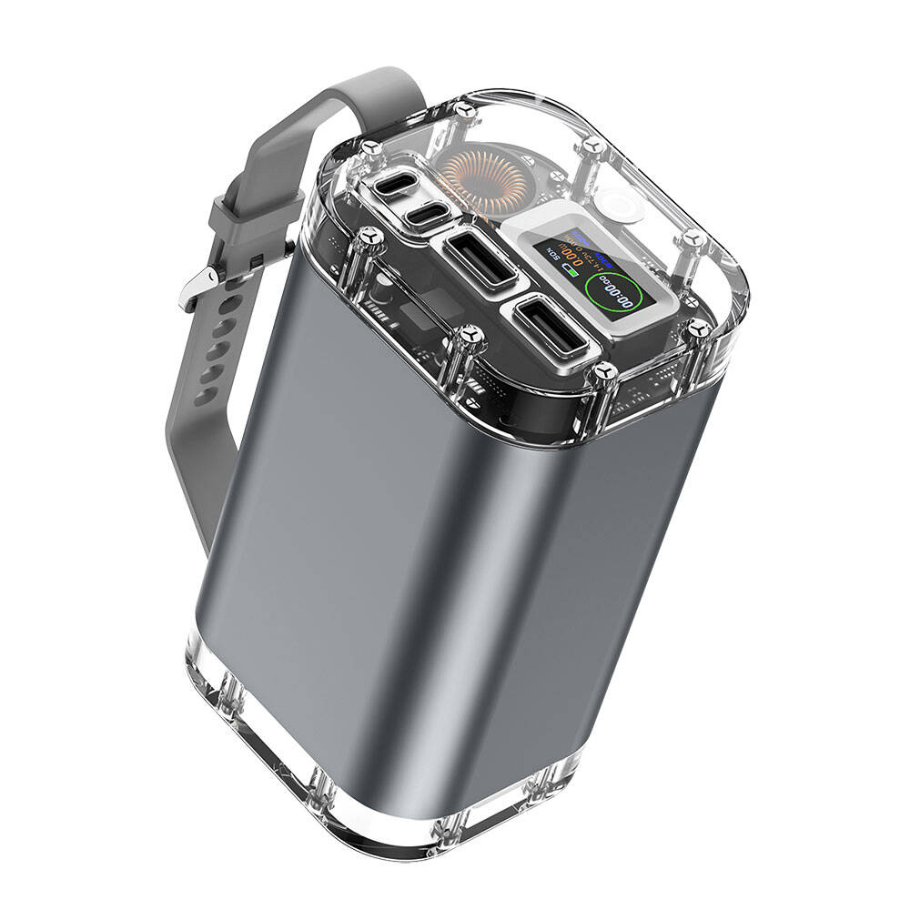 wiwu-p003-dijital-ekranli-fenerli-sos-i̇slevli-tasinabilir-powerbank-40000mah-100w-ip67