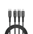 Wiwu Wi-C046E Starlink Serisi 3in1 USB-C to Lightning – Type-C – Micro Şarj ve Data Kablosu 60W 1.2M