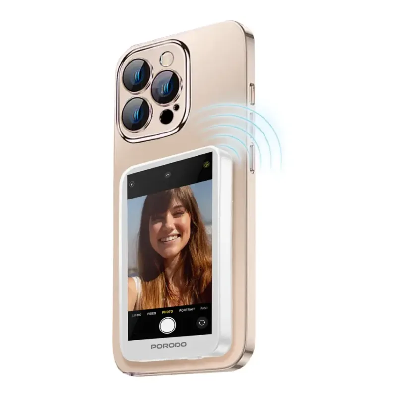 Porodo Selfie Screen Monitor Manyetik Ekran Yansıtma Cihazı Gri