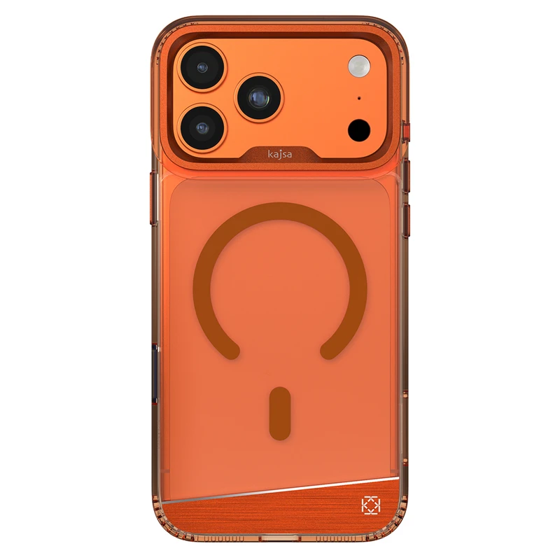 Kajsa Aluminium Trans-Shield Apple iPhone 17 Pro Max MagSafe Yüzüklü Kılıf