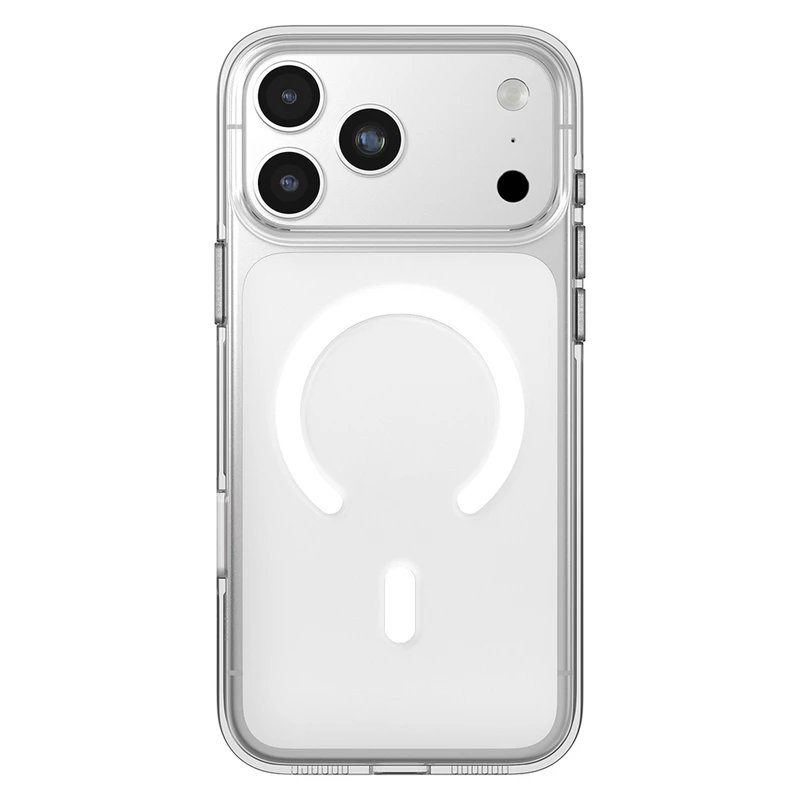 Kajsa Aluminium Trans-Shield Apple iPhone 17 Pro Max MagSafe Şeffaf Kılıf