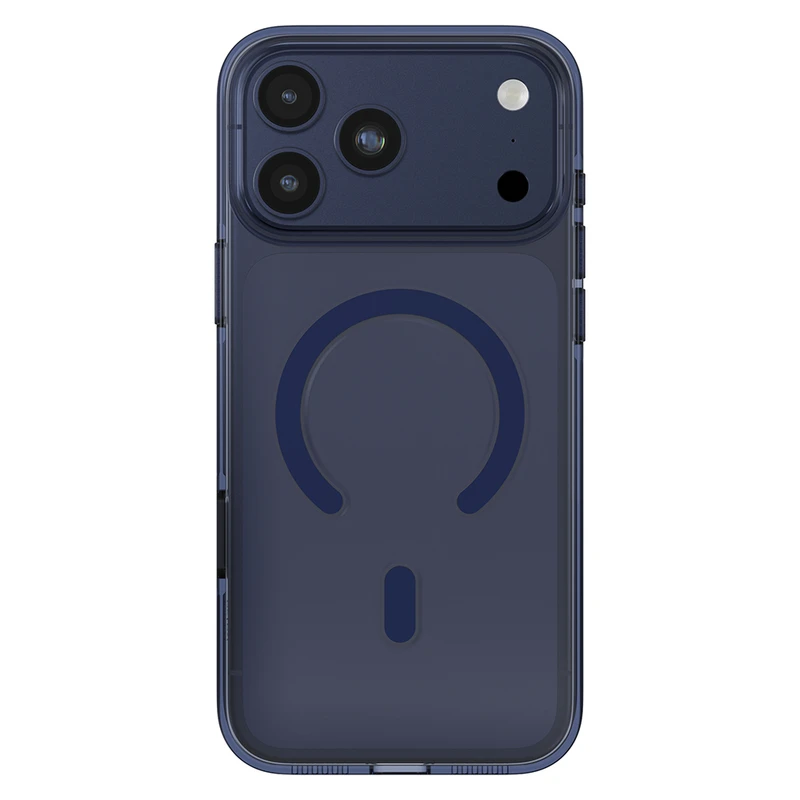 Kajsa Aluminium Trans-Shield Apple iPhone 17 Pro Max MagSafe Mavi Kılıf