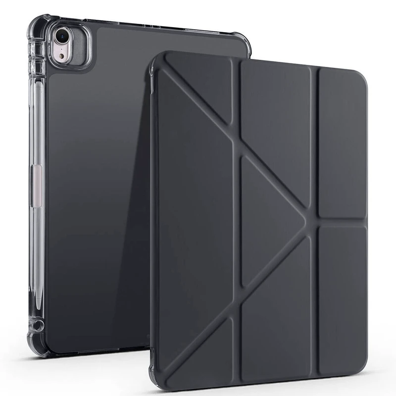 Zore iPad Air 11 M3/M2 Tri Folding Siyah Kılıf