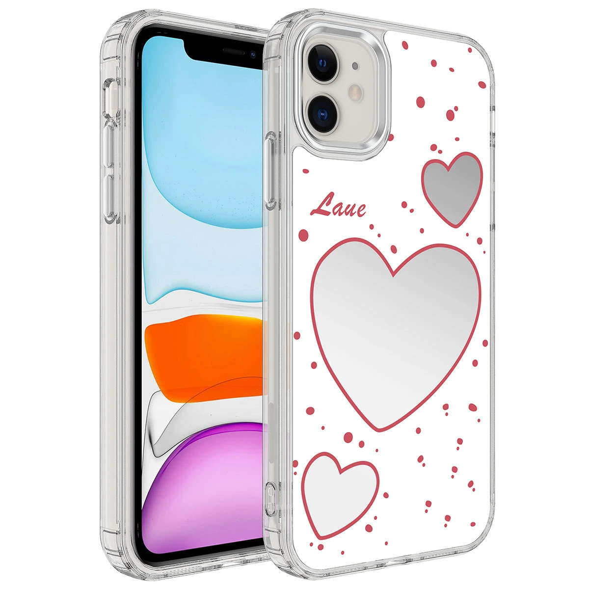 BENKS İPHONE 11 KILIF KALP DESEN