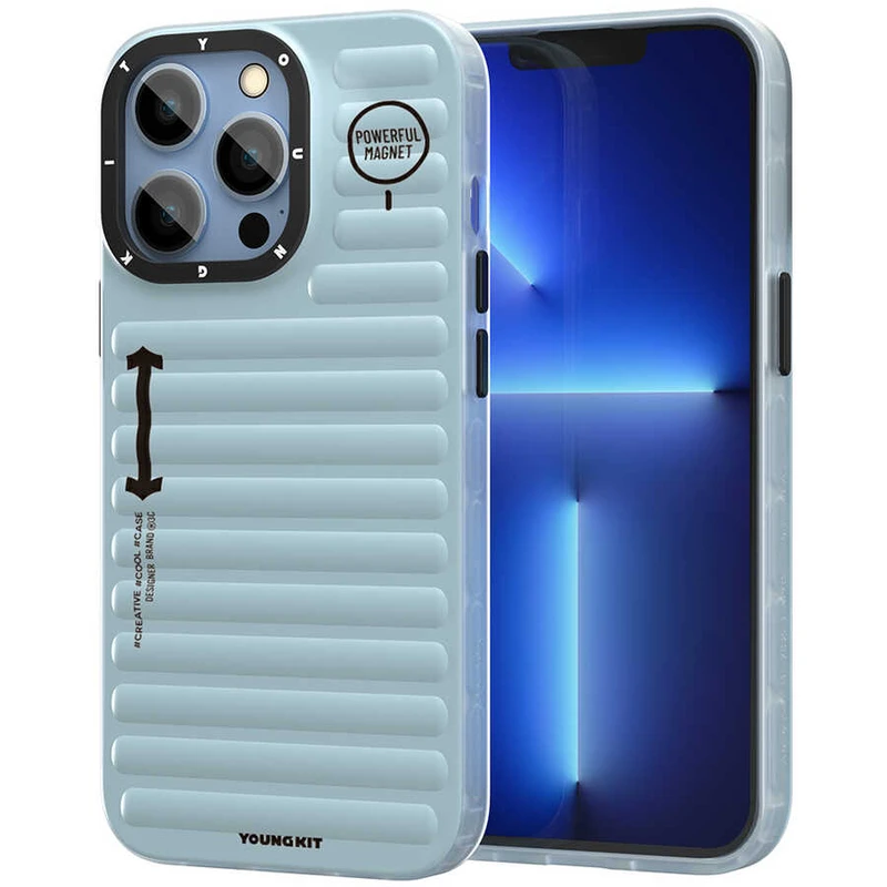 Youngkit Apple iPhone 13 Pro Mavi Kılıf