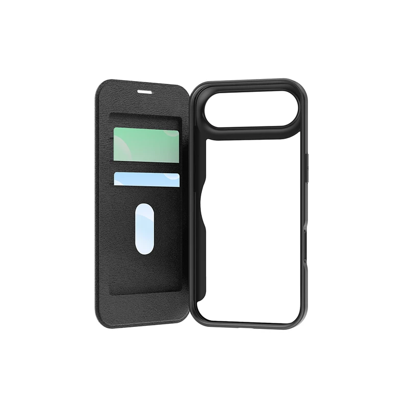 Raptic Air Folio Apple iPhone 17 Air Siyah Kılıf