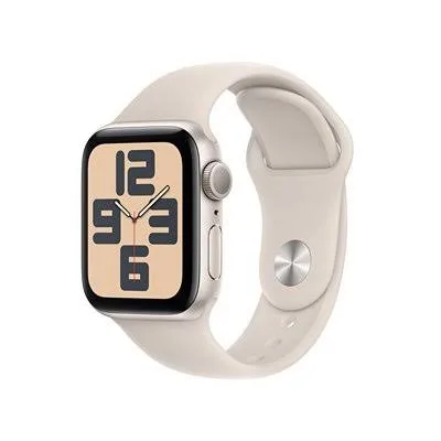Apple Watch SE 3 GPS 40mm Yıldız Işığı Alüminyum Kasa Yıldız Işığı Spor Kordon Akıllı Saat