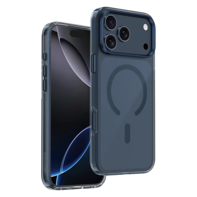 Keephone Apple iPhone 17 Pro Max Dazzle Pro Matte MagSafe Mavi Kılıf