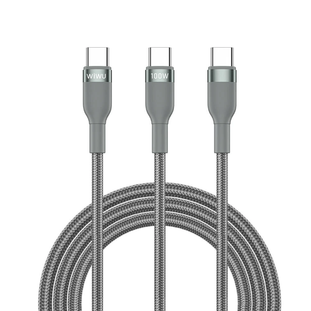 Wiwu Wi-C029 Concise 2in1 100W Type-C PD Şarj Kablosu 1.2 m