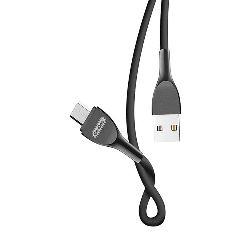 Go-Des GD-UC510 Micro USB Siyah Şarj Kablosu