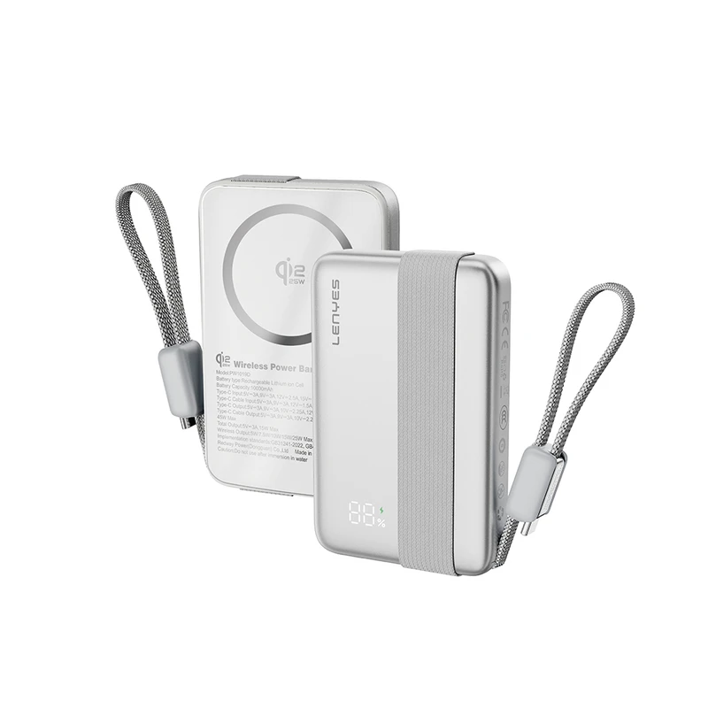 Lenyes PW1019D Magnetik Kablosuz Şarjlı Powerbank