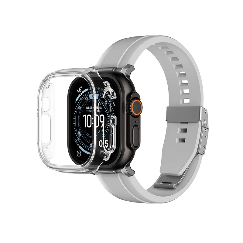 Amazingthing Apple Watch Ultra 49mm Radix Minimal FullGuard Sert PC Ekran Koruyucu
