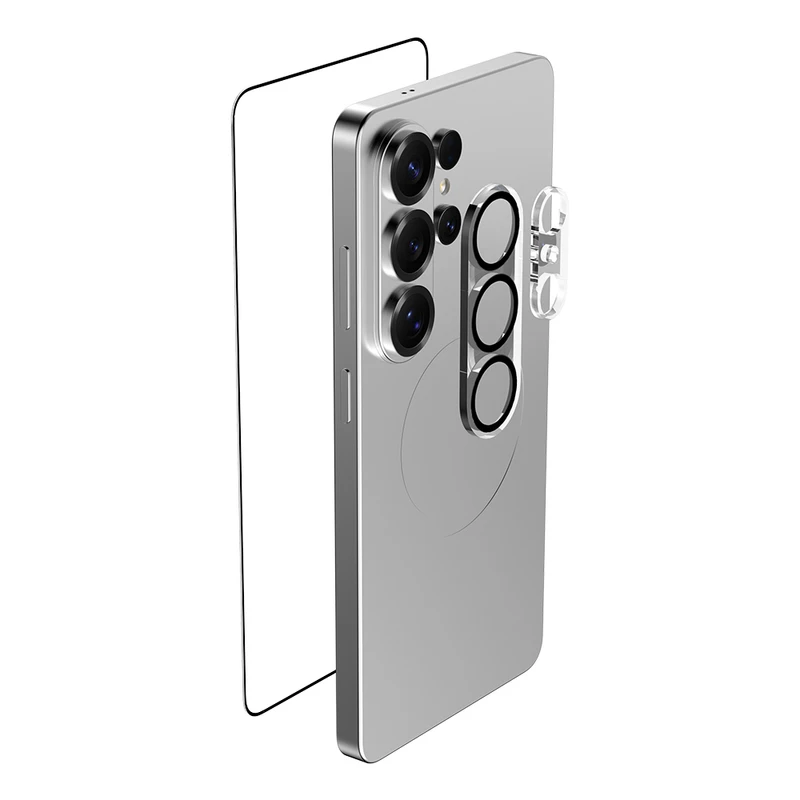 Raptic 2in1 Bundle Kit Samsung Galaxy S26 Ultra Ekran Koruyucu ve Lens Koruyucu Seti