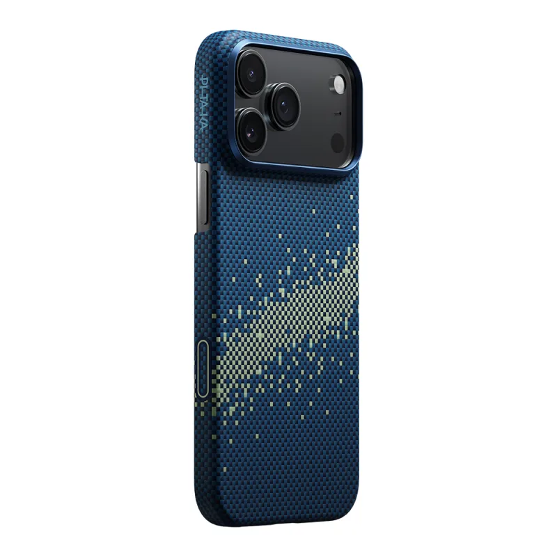 PİTAKA iphone 17 pro max Ultra-slim case blue