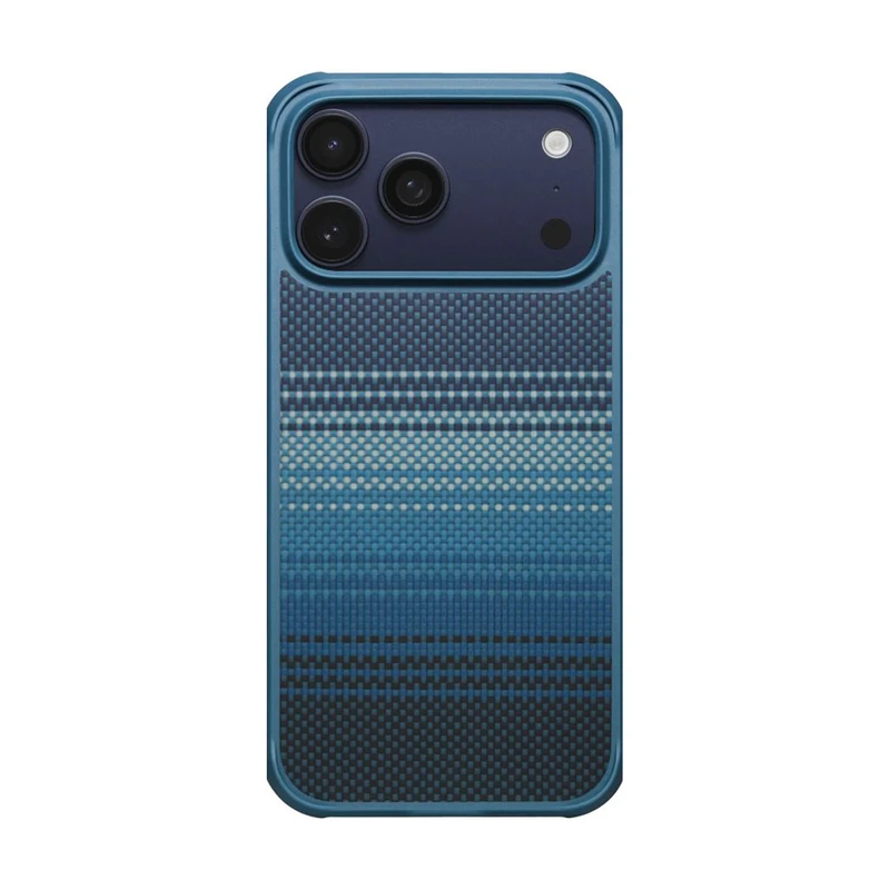 Pitaka Apple iPhone 17 Pro Max Aramid ProGuard Mavi Kılıf