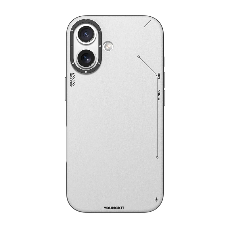 Youngkit Apple iPhone 17 Açık Gri Kılıf