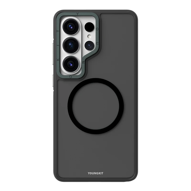 Youngkit Samsung Galaxy S26 Ultra Siyah Şeffaf Kılıf
