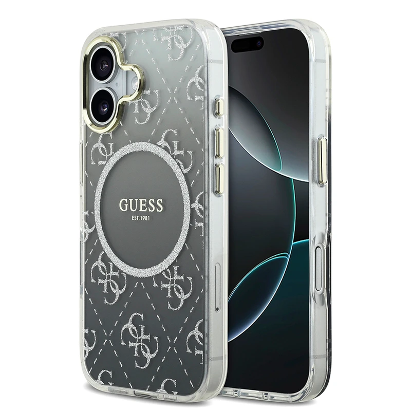 Guess Apple iPhone 17 Mor Şeffaf Kılıf