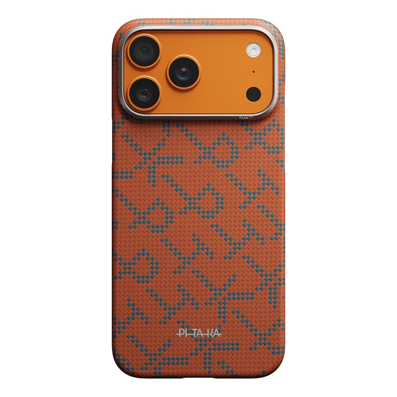 Pitaka Apple iPhone 17 Pro Ultra-Slim Turuncu Kılıf