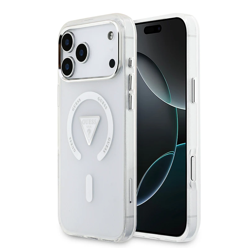 Guess Apple iPhone 17 Pro Max Şeffaf Kılıf