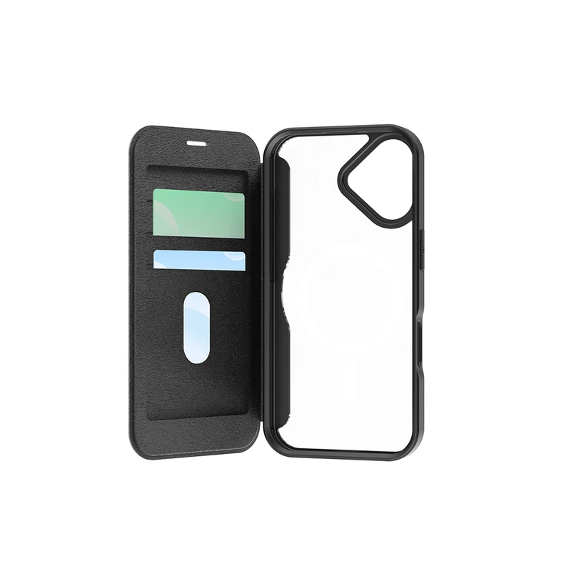 Raptic Apple iPhone 17 Air Folio Siyah Kılıf