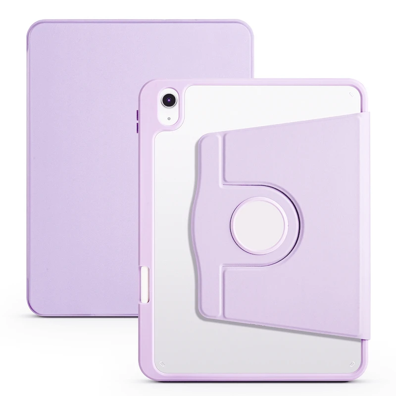 Zore Ipad 10 (10.9) case Transparent & purple