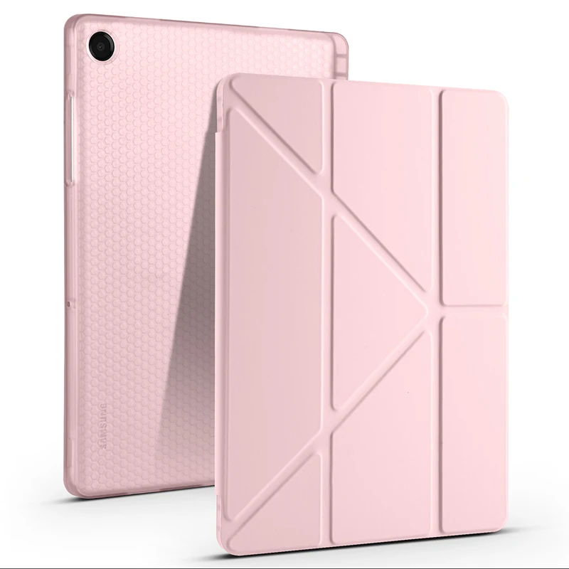 Zore Samsung Galaxy Tab A11 Plus / A9 Plus Pembe Tablet Kılıfı