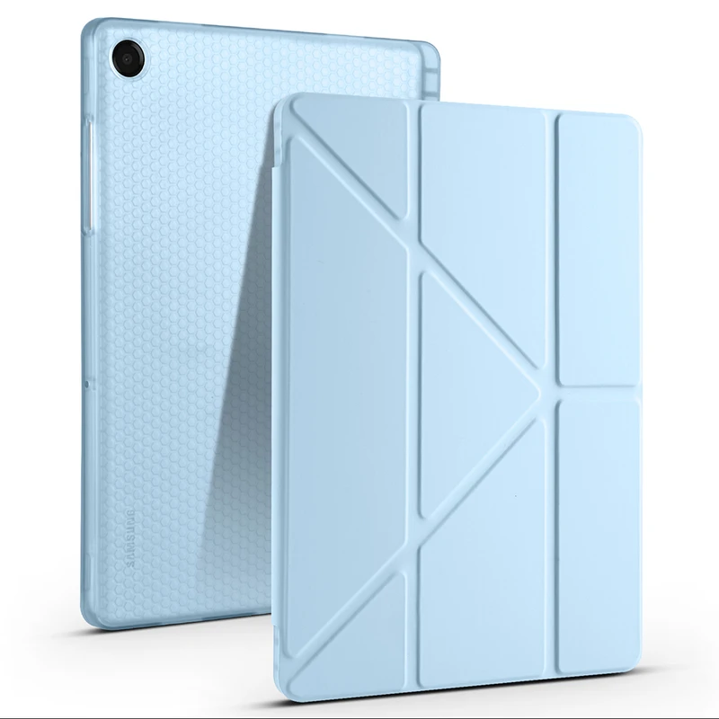 Zore Samsung Galaxy Tab A11 Plus / A9 Plus Açık Mavi Kılıf