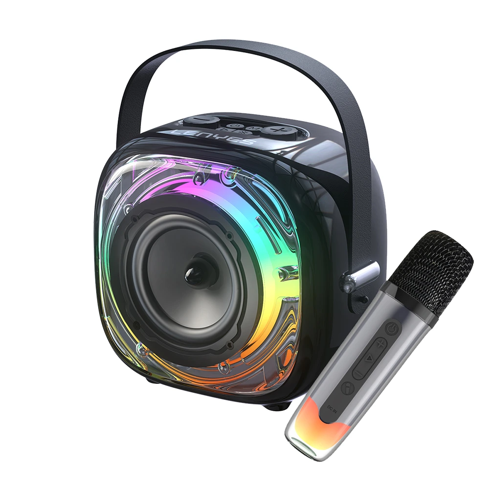 Lenyes S226 Karaoke Siyah Bluetooth Parti Hoparlörü