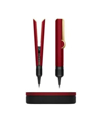 Dyson Airstrait™ dryer and straightener (Red velvet/Gold)
