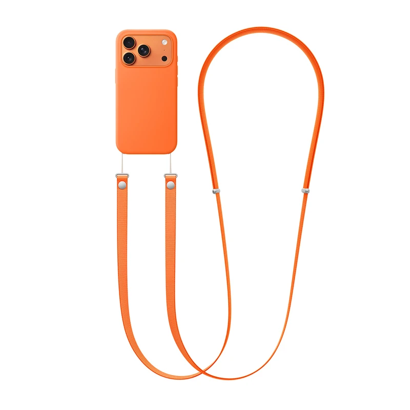 Wiwu Crossbody Turuncu Telefon Boyun Askısı