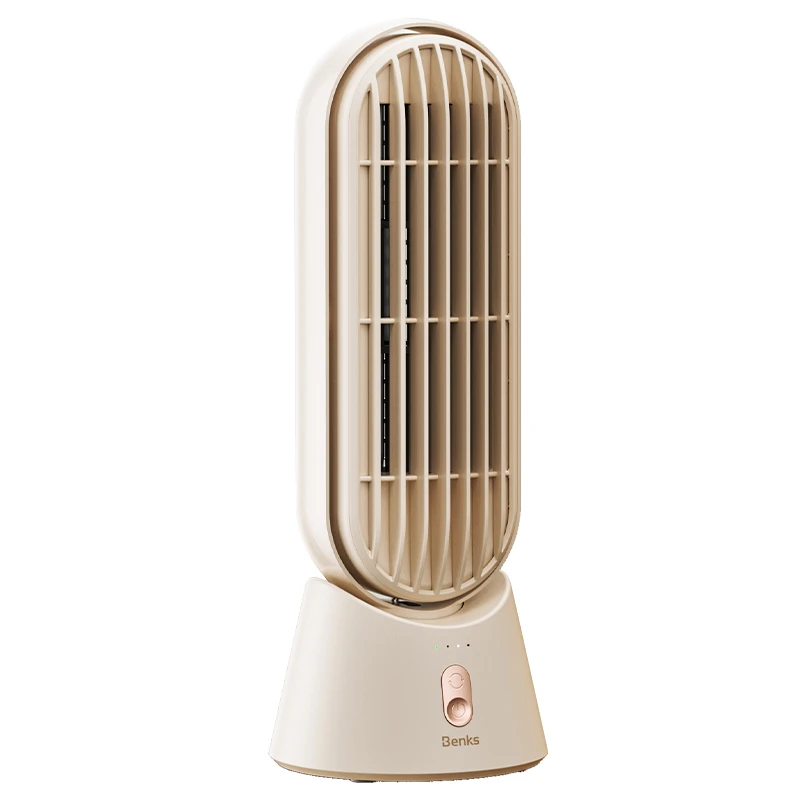 Benks F25 Desktop Standing Tower Fan White