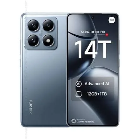 Xiaomi 14T Pro Titan Blue 12GB Ram 512GB Rom Akıllı Telefon